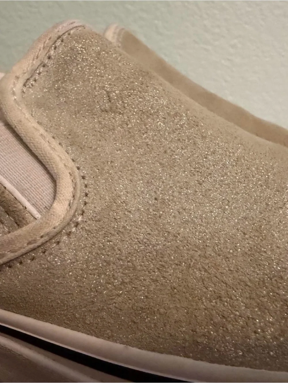 Vans Slip-On Shoes With Subtle Iridescent Shimmer